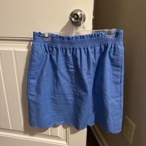 Linen J Crew Sidewalk Skirt